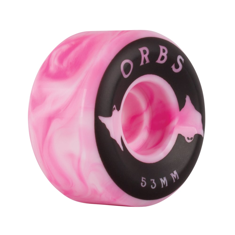Specters Wheels 99A - Swirls Pink/White