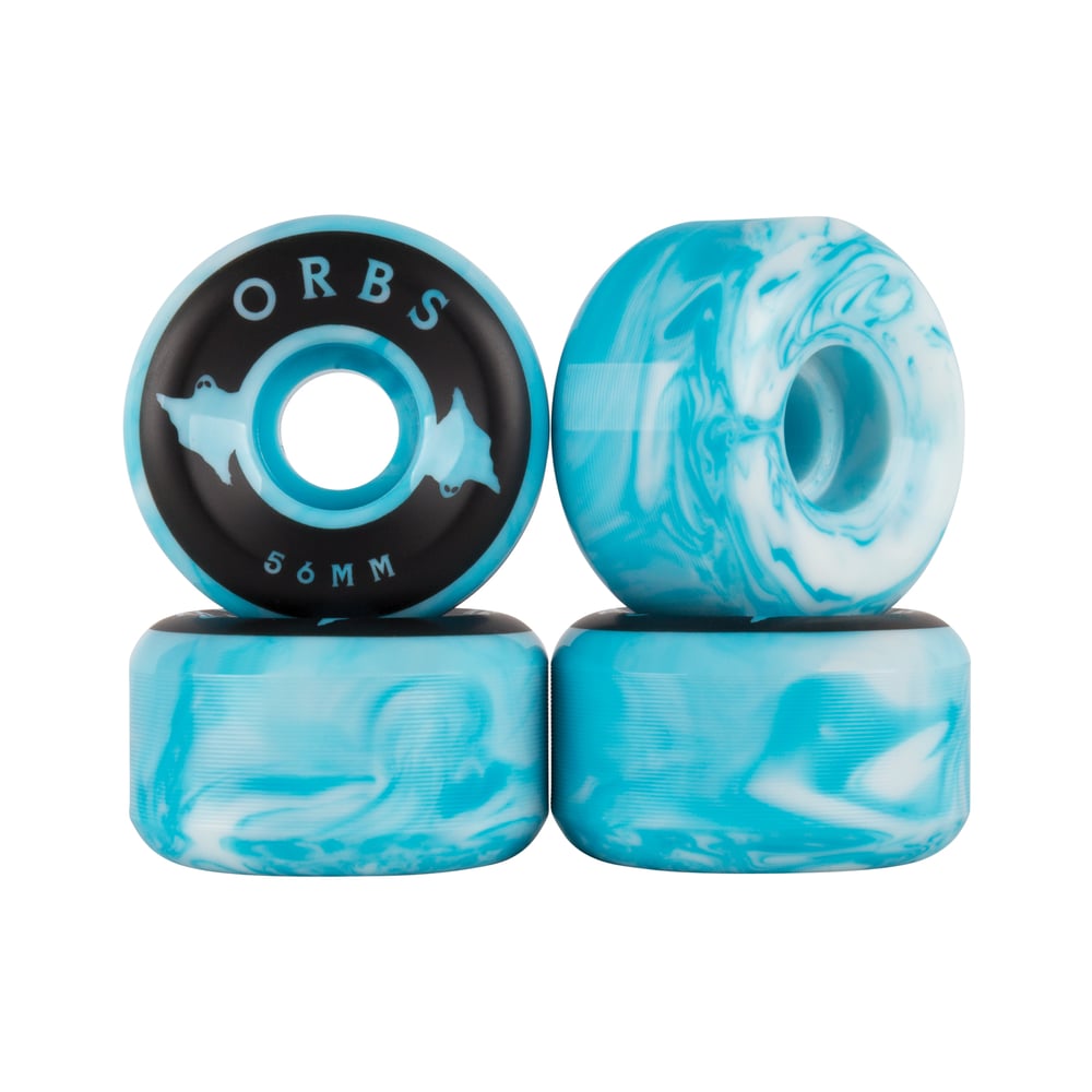 Specters Wheels 99A - Swirls Blue/White