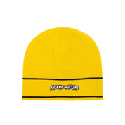 Little Stamp Striped Cuff Beanie - Yellow/Black