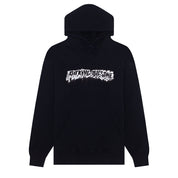 Sweat à capuche avec logo Dill Cut Up - Noir