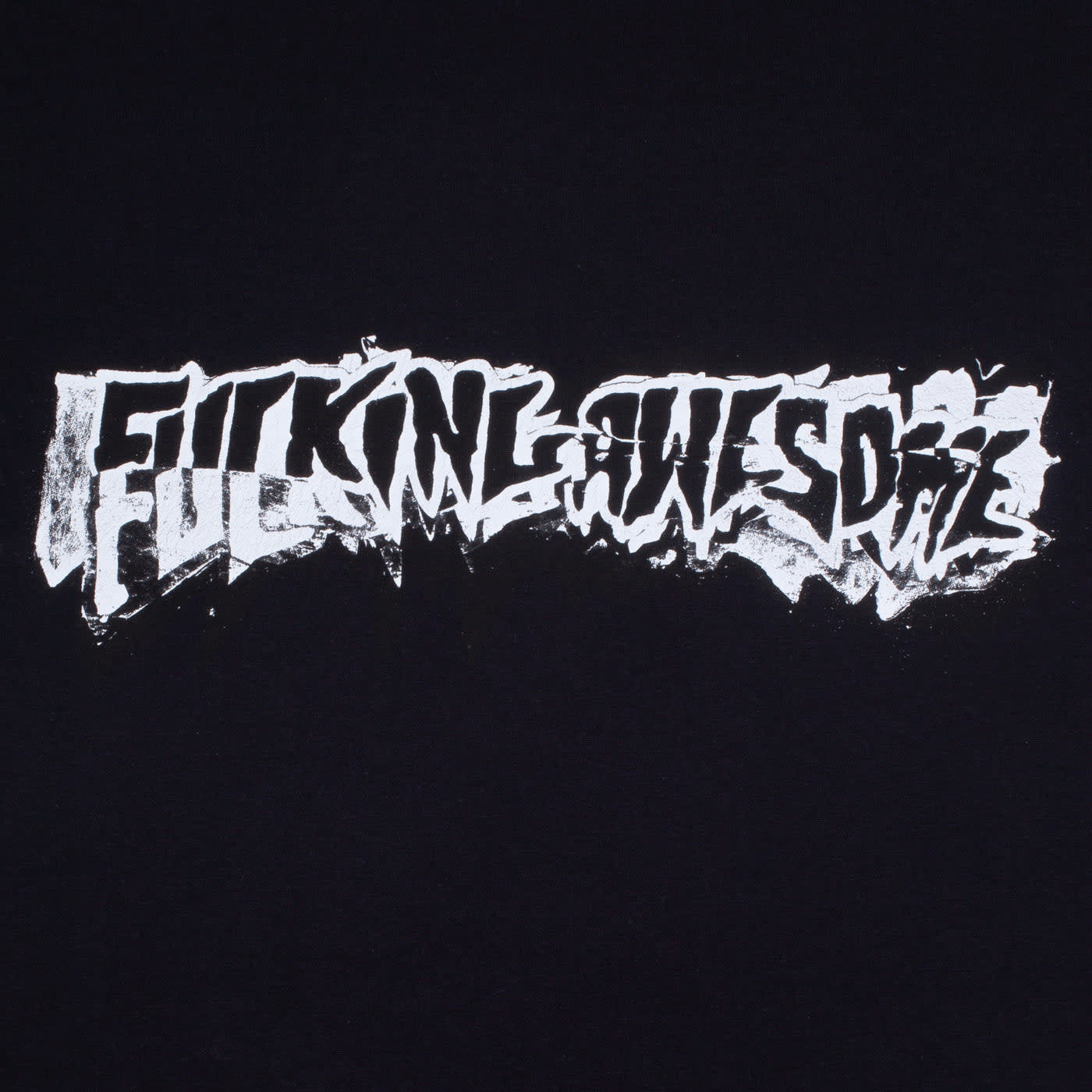 Dill Cut Up Logo Tee - Black