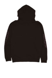 Stamp Zip Up Hoodie - Black