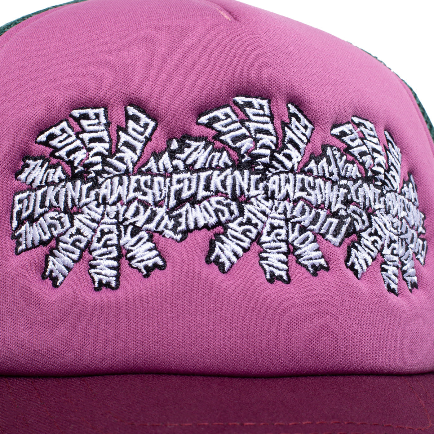 Casquette Trucker Snapback Three Spiral - Rose/Marron