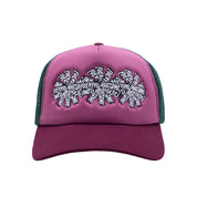 Casquette Trucker Snapback Three Spiral - Rose/Marron