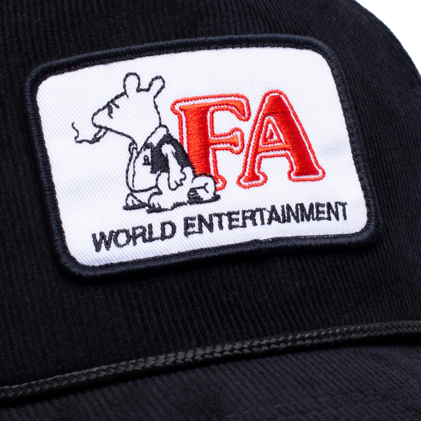 Smoking Bear Snapback - Black
