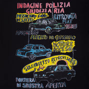 T-shirt Explosion de voiture - Noir