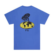 Flea The World Tee - Flo Blue