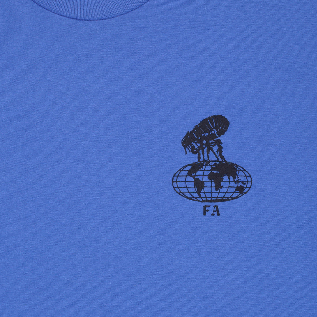 Flea The World Tee - Flo Blue