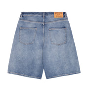 Riveting Shorts - Light Blue Denim