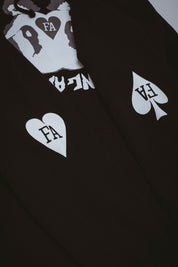 Sweat à capuche Cards - Noir
