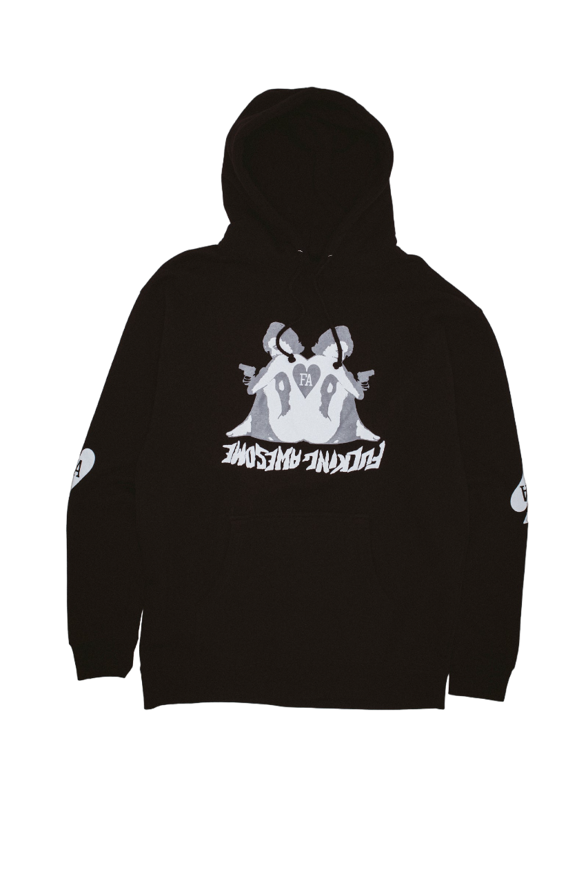 Sweat à capuche Cards - Noir