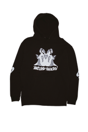 Sweat à capuche Cards - Noir