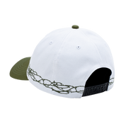 Chapeau à épines - Blanc/vert foncé