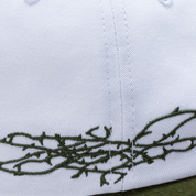 Chapeau à épines - Blanc/vert foncé