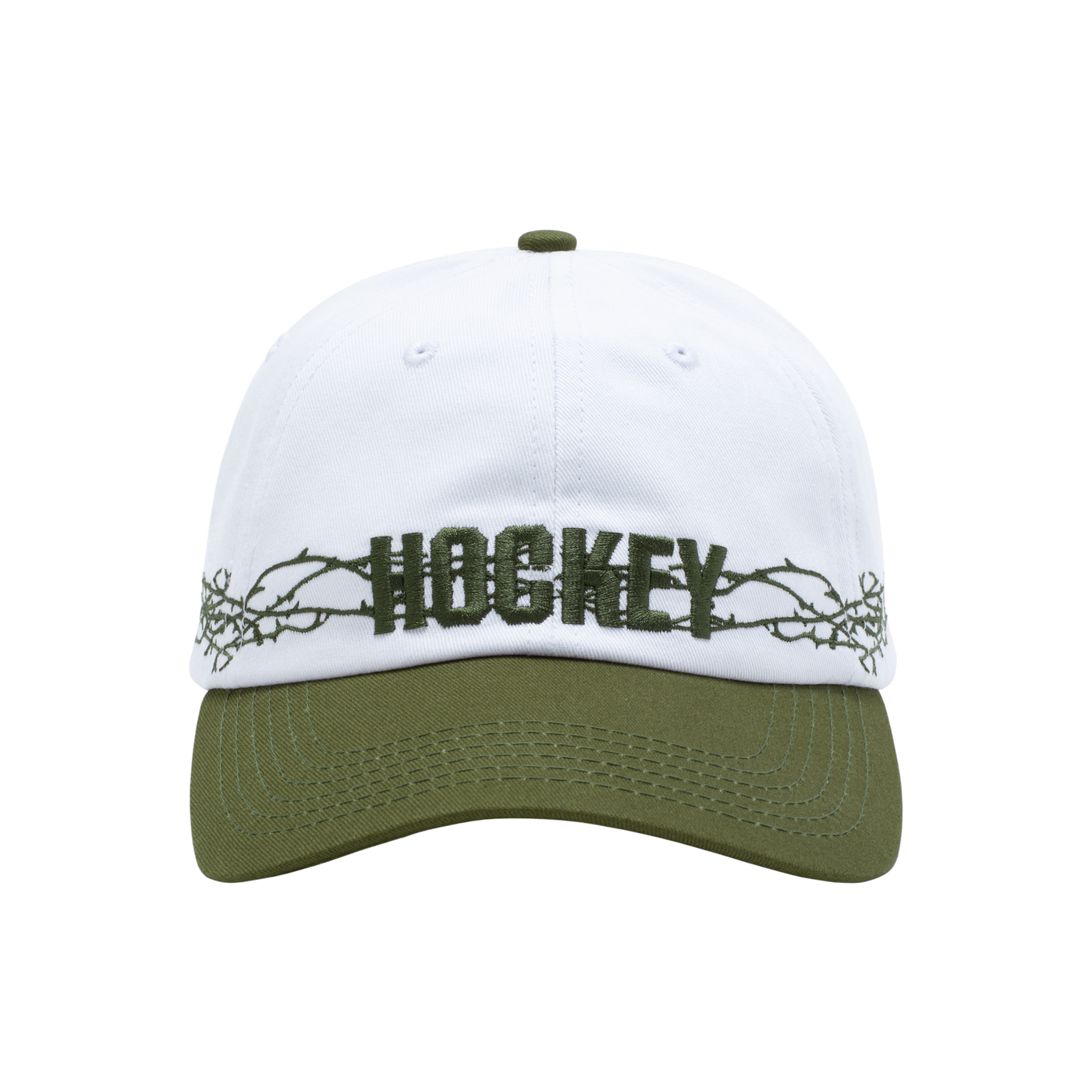 Chapeau à épines - Blanc/vert foncé