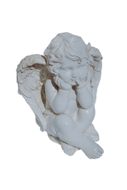 Smoking Cherub Hide-a-Key - White