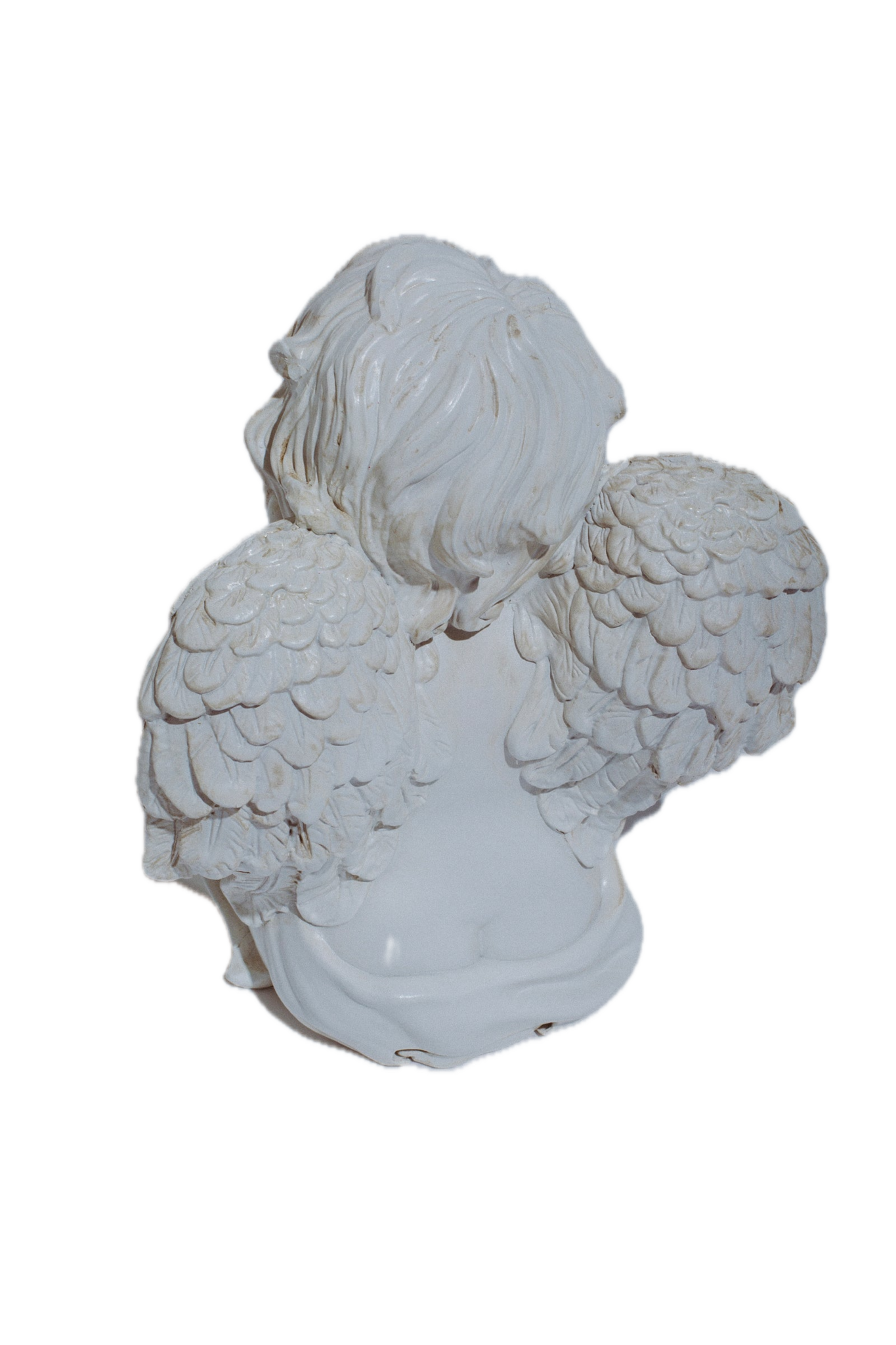 Smoking Cherub Hide-a-Key - White