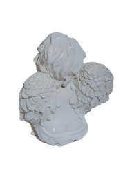 Smoking Cherub Hide-a-Key - White