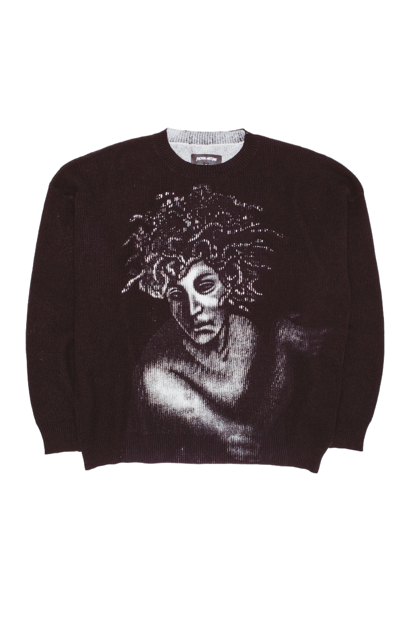 Medusa Sweater - Black/Off White