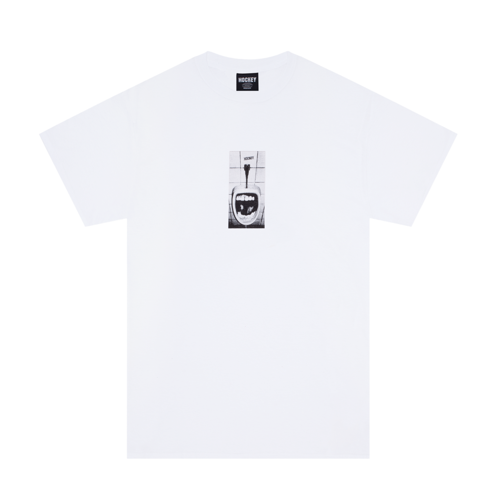 【HOCKEY】NUMBER ONE TEE WHITE Hockey Number One Tee - White – Palm Isle Skateshop