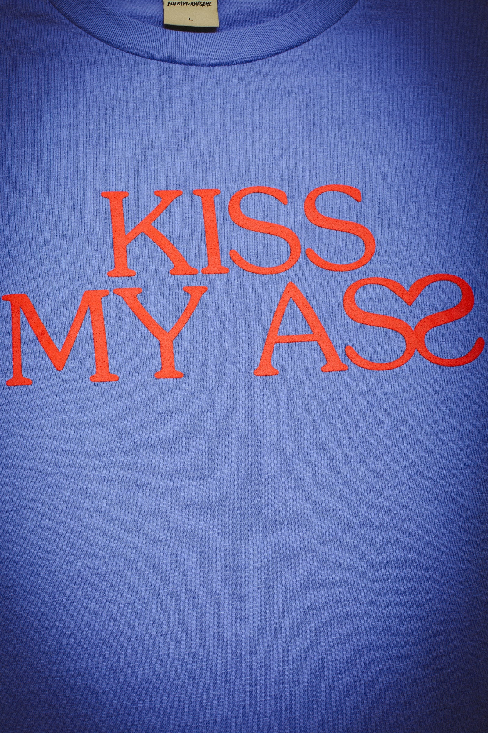 Kiss My Ass Short Sleeve Tee - Violet