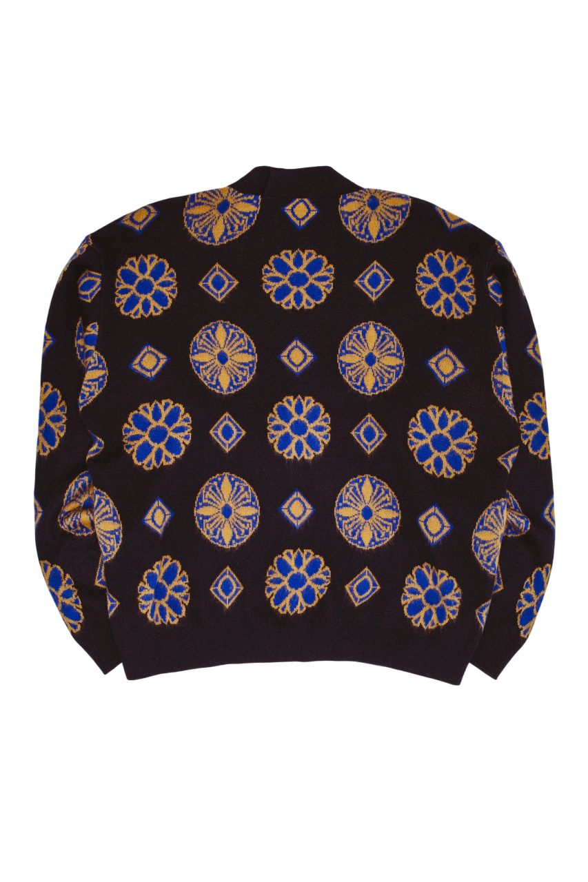 Three Kingdoms Cardigan - Bleu Marine