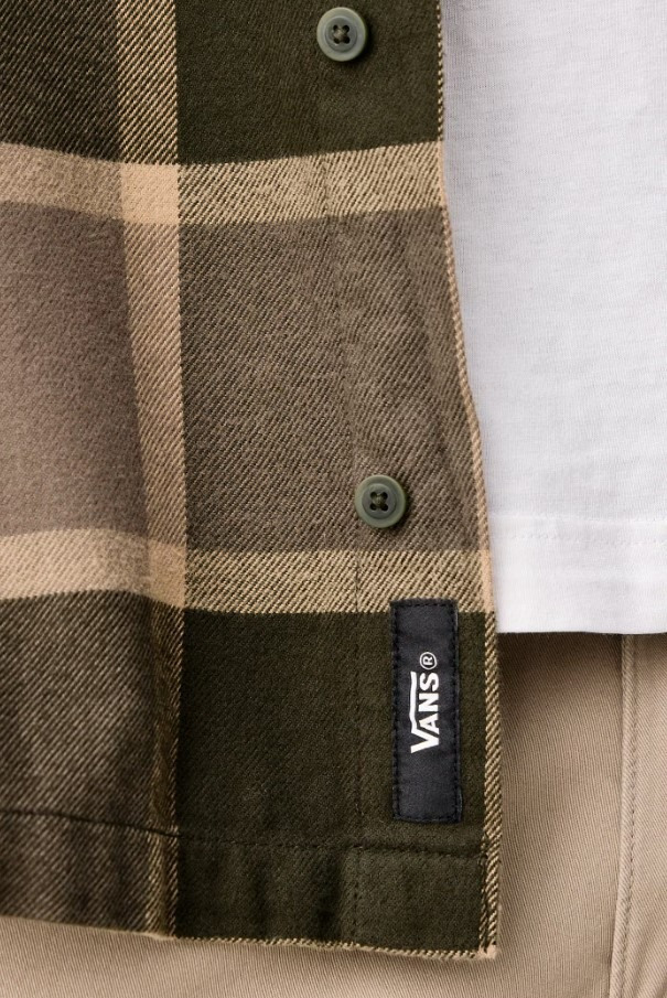 Chemise en Flanelle à Carreaux Larkspur - Fougère Obsidienne