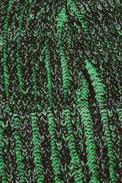 Reflective Stripe Beanie - Green/Black