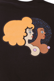 Two Women Tee - Black