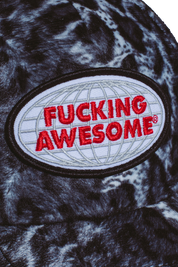 Fuzzy Leopard Casquette - Léopard des Neiges