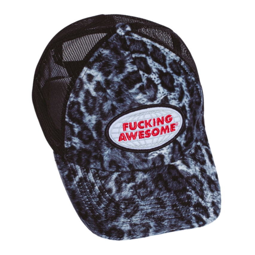 Fuzzy Leopard Casquette - Léopard des Neiges