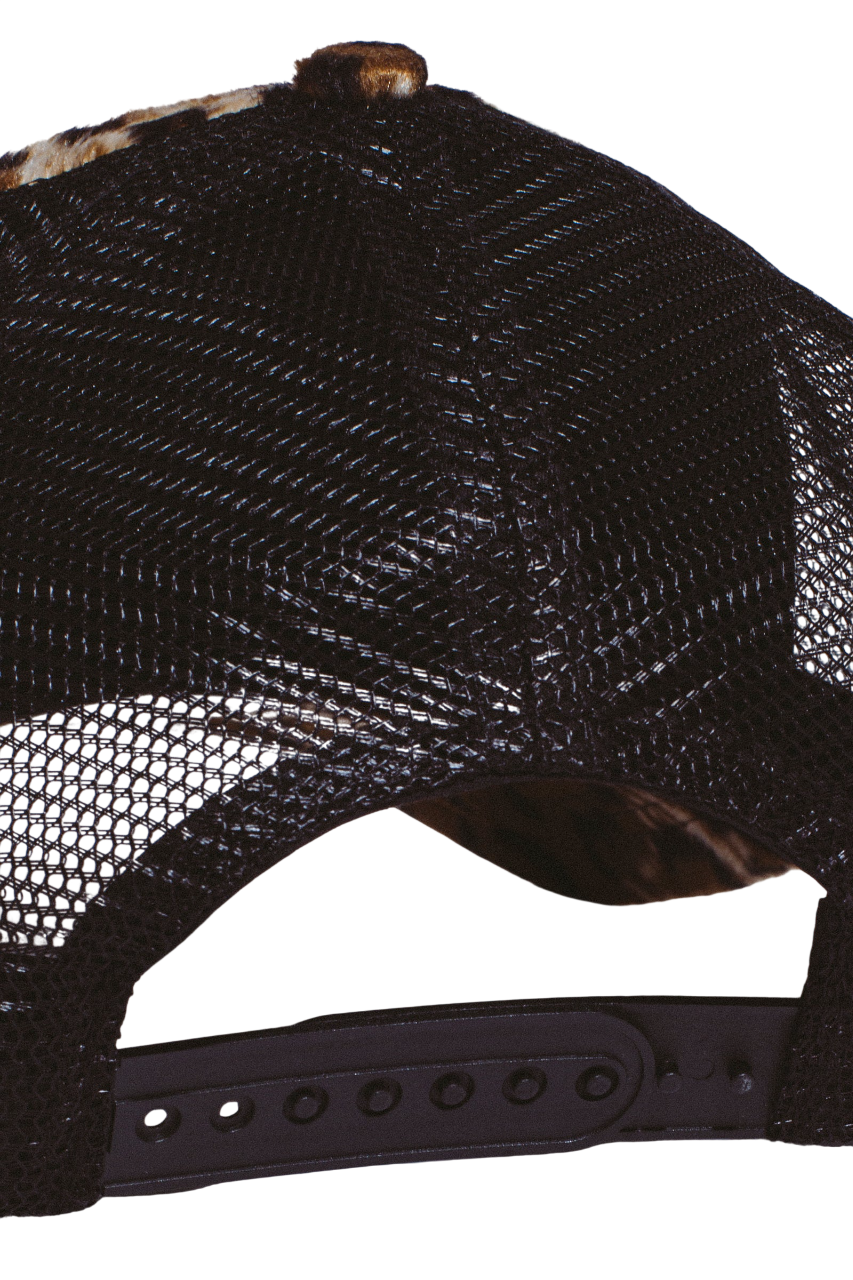 Fuzzy Leopard Casquette - Léopard Marron