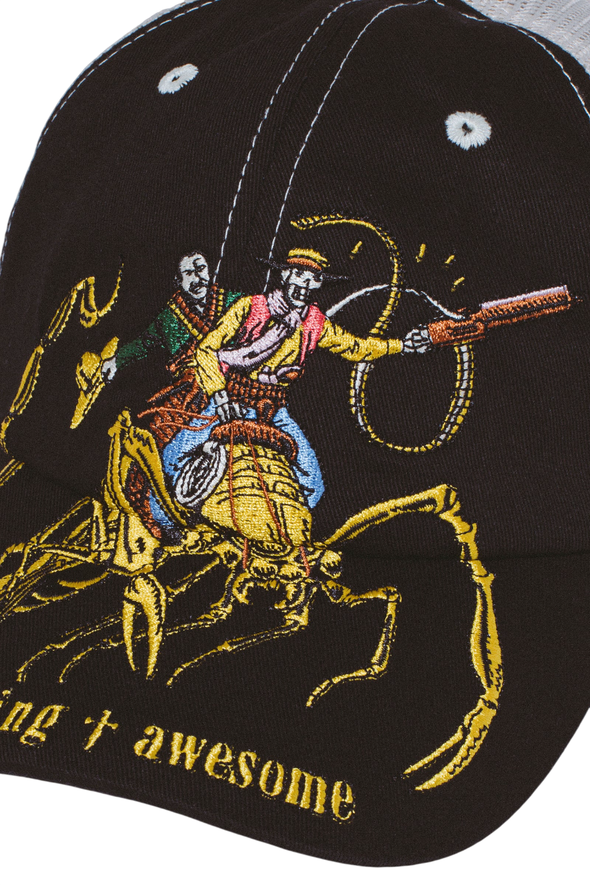 Scorpion Casquette Trucker en Maille - Noir