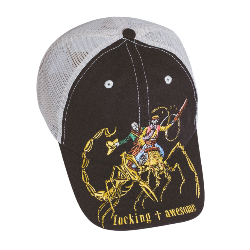 Scorpion Casquette Trucker en Maille - Noir