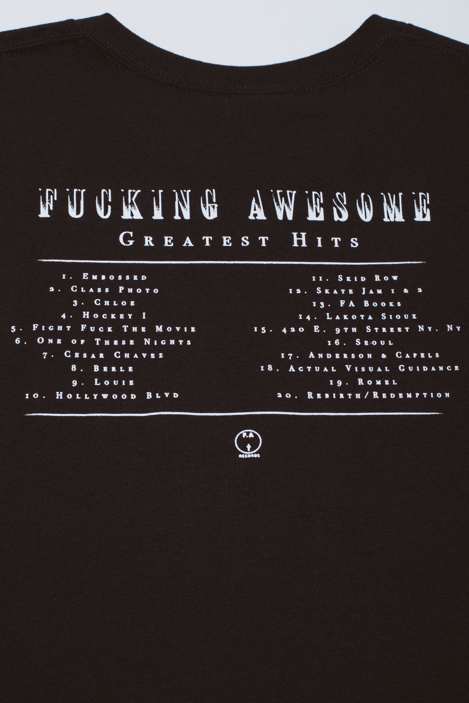 Greatest Hits Tee - Black