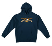 Eagle Pullover Hooded Sweatshirt - Navy/Black