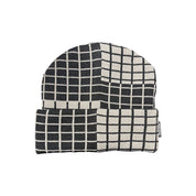 Bonnet à revers Checker Block - Noir/Gris
