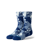 Kids Pizza Socks - Blue