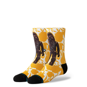 Kids Star Wars Floral Chewie Socks - Yellow