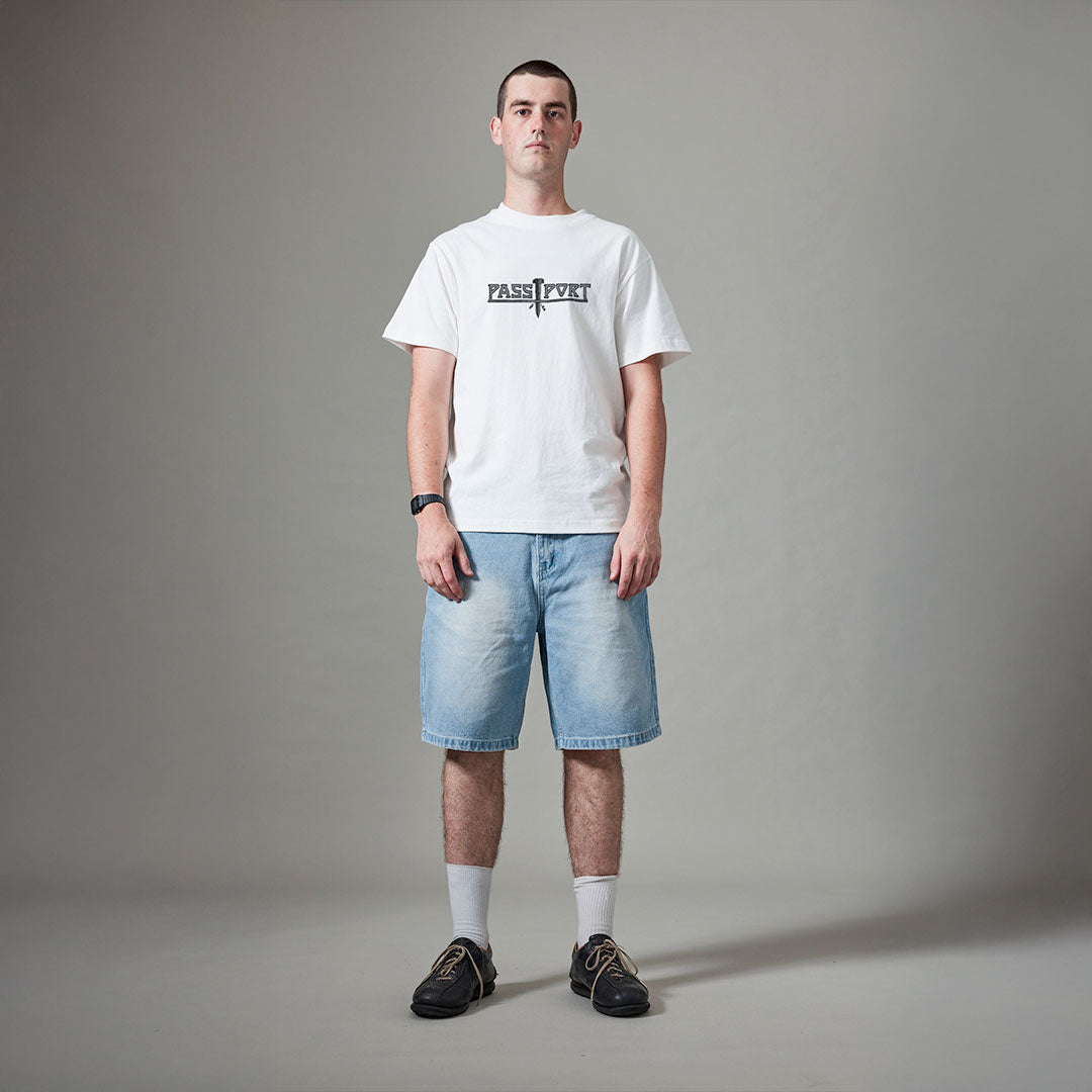 パンツ PASS ~PORT - Workers Club Jean Short Pass~Port Workers Club Jean Short - Faded Washed Light