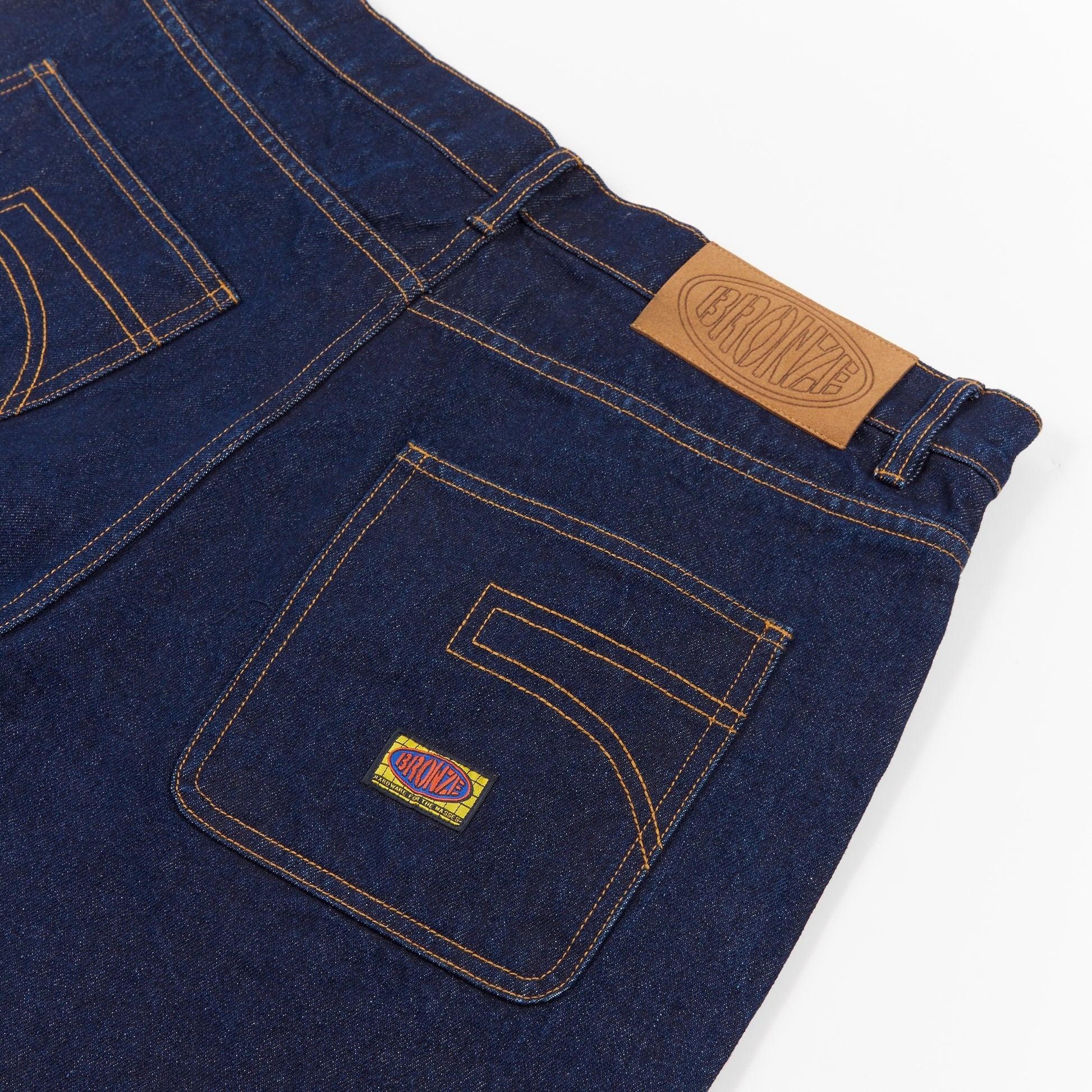 Jean 56 en denim - Délavage indigo