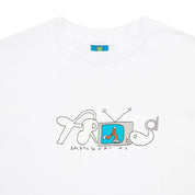 Television Tee - White