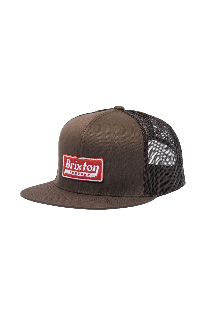 Casquette de camionneur Steadfast HP - Terre sombre/Rouge brûlé
