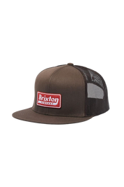 Casquette de camionneur Steadfast HP - Terre sombre/Rouge brûlé