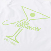 League Player Tee - White/Green