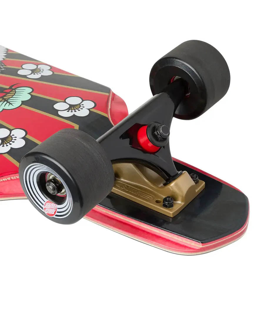Drop Down Crane Dot - Red/Black