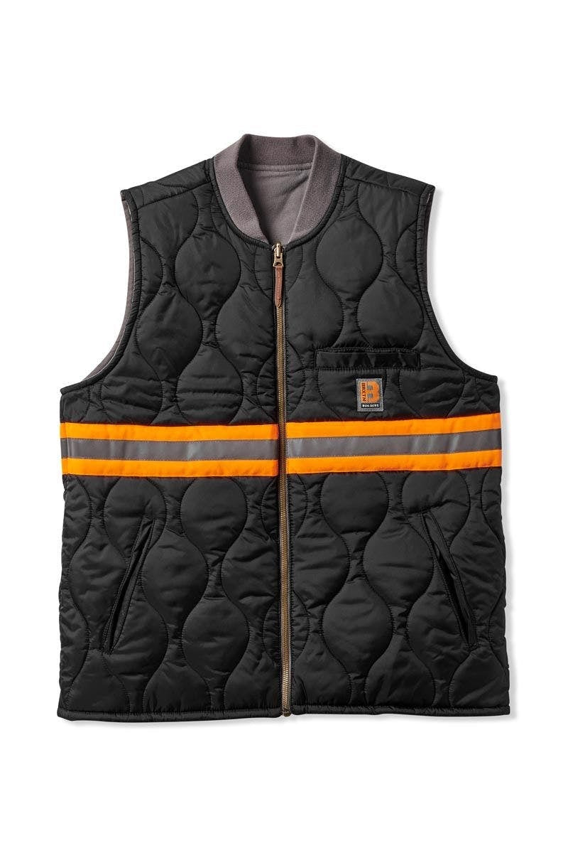 Builders Abraham Reversible Vest - Charcoal/Black