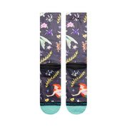 Disney Ariel By Estee Crew Socks - Teal