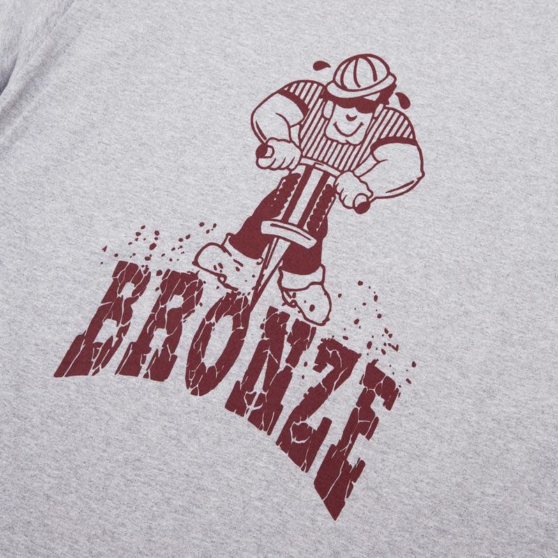 Jackhammer Tee - Heather Grey