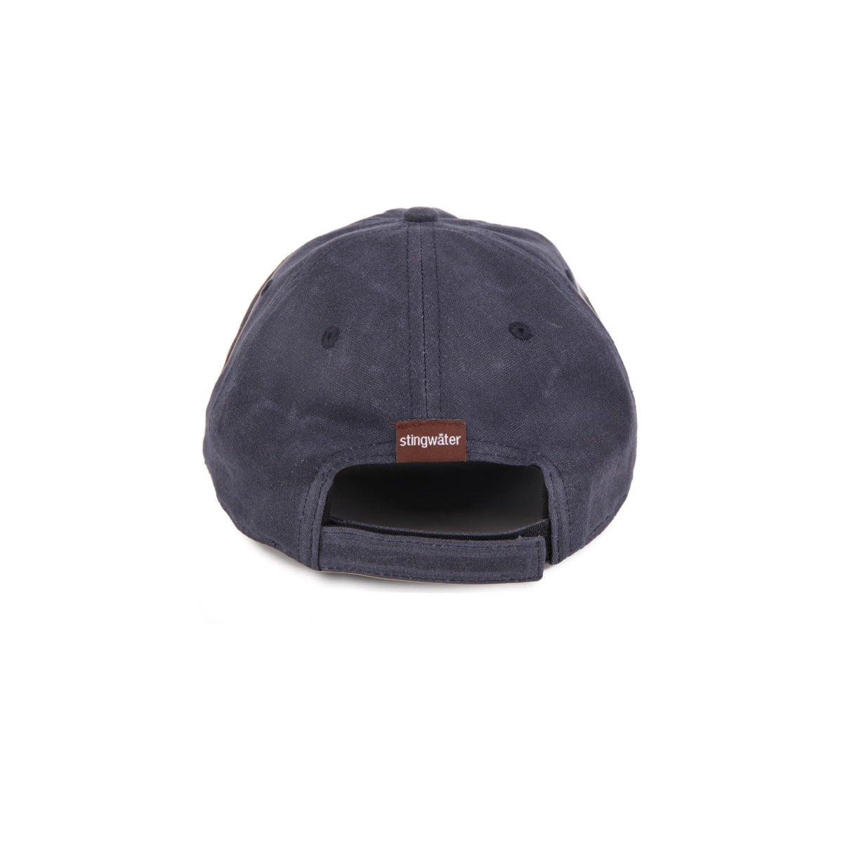 Kow Casquette en Toile Cirée - Bleu Marine/Marron